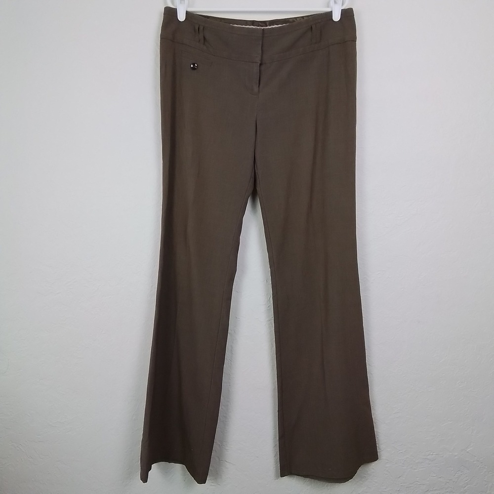 Vintage Y2K Charlotte Russe Bootcut Pants Size‎ 13 Brown 8/10 Career Trousers